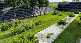 Благоустройство участка в Новошахтинске в октябре